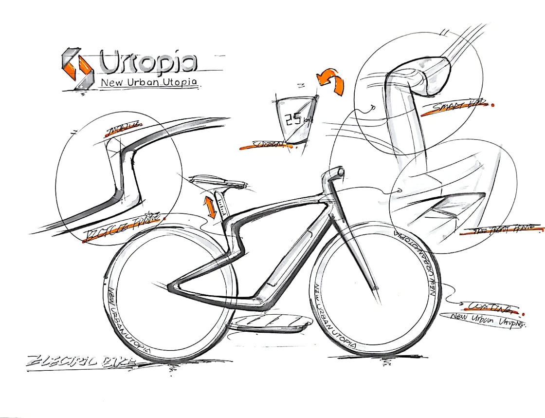 miejski rower elektryczny z gps URTOPIA Carbon 1